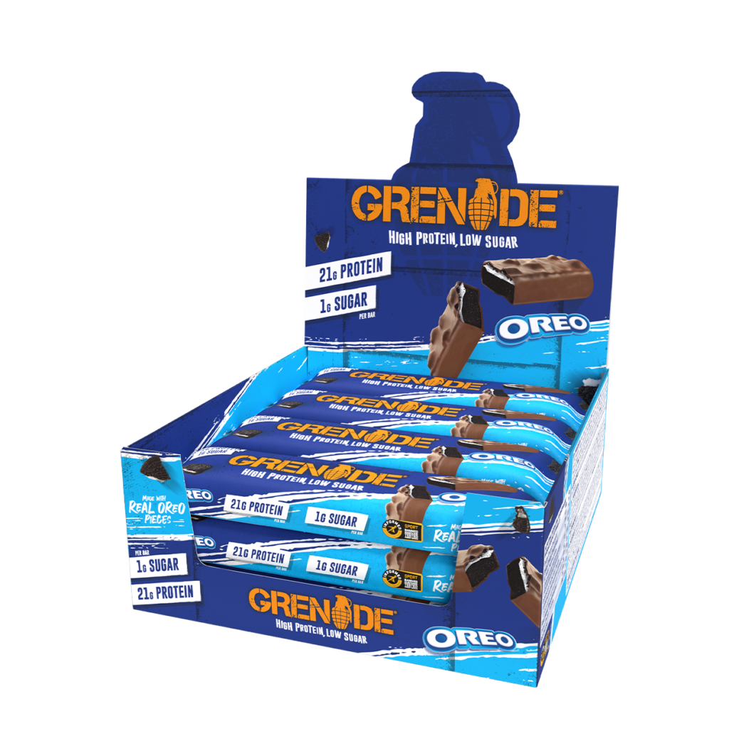 Grenade Bars new flavour Oreo in a box