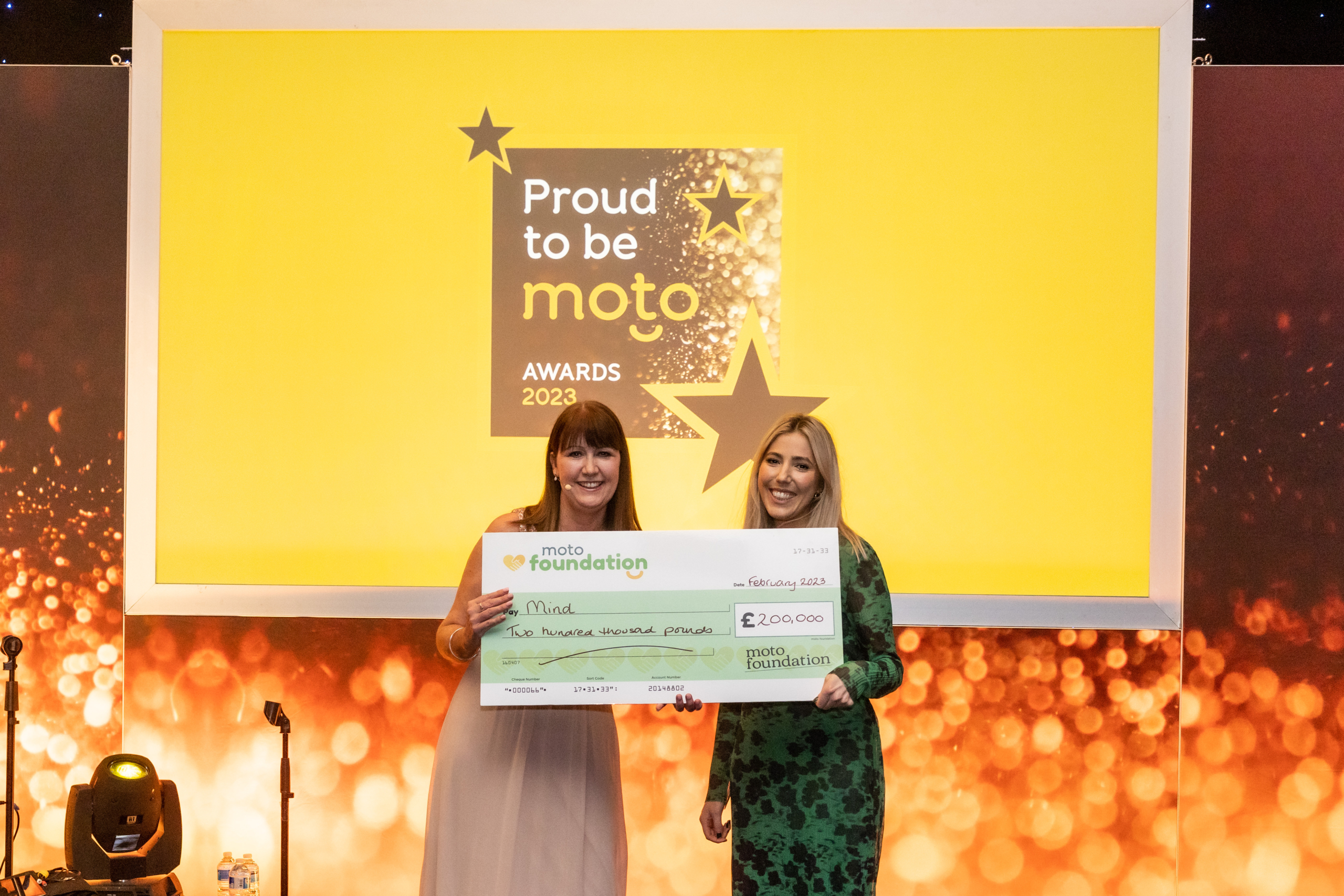Moto Foundation’s first donation to Mind: £200,000!