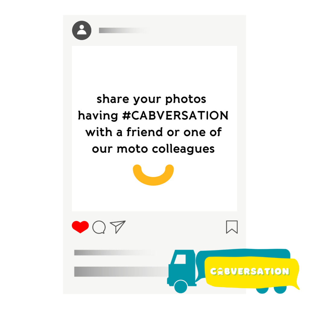 Share your photos having a Cabversation