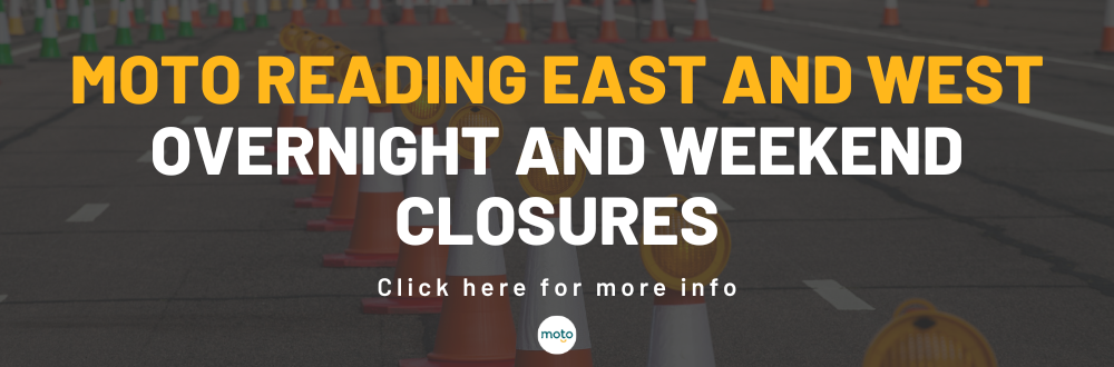 Moto Reading upcoming overnight and weekend closures