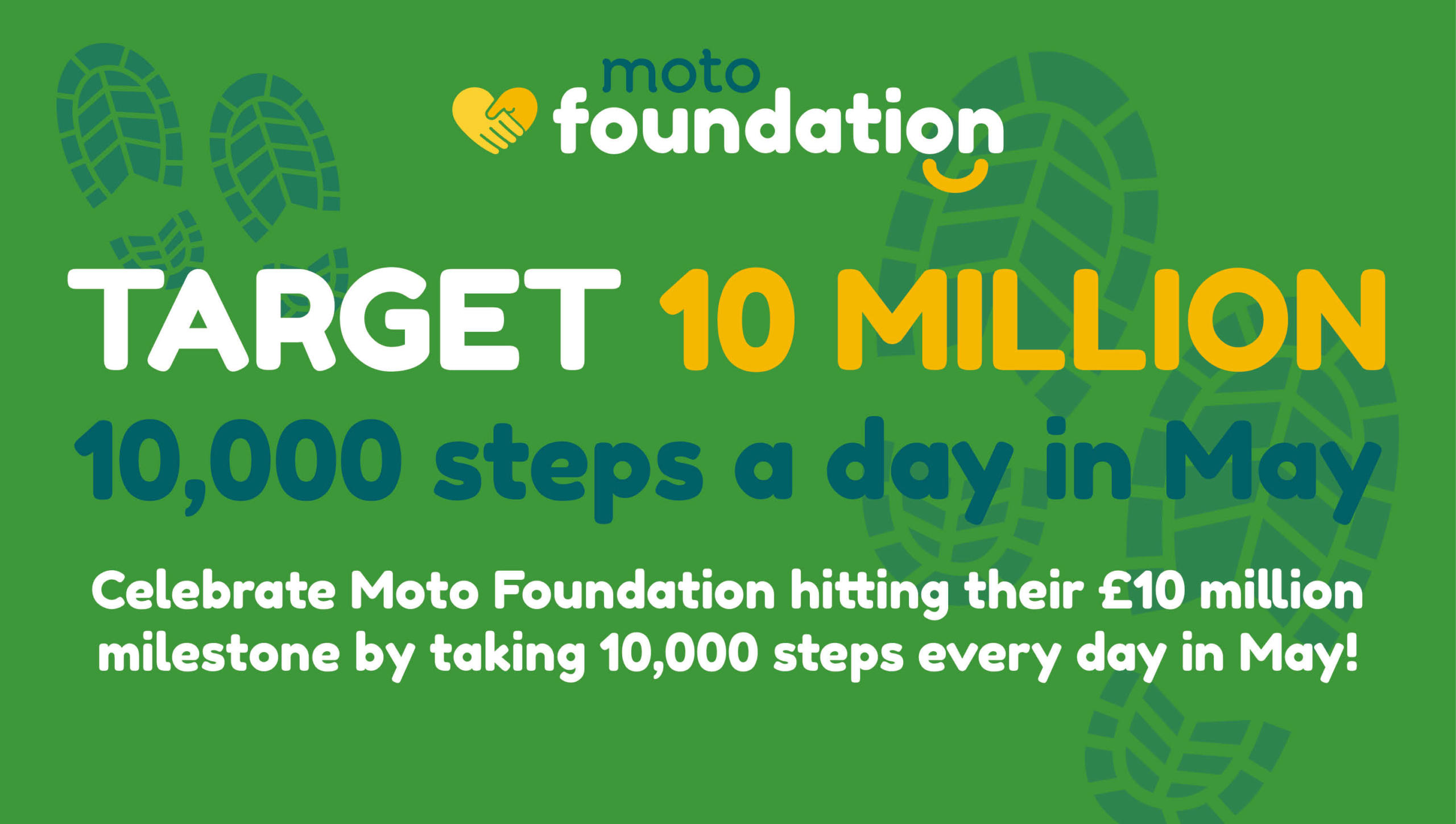 Step-tacular! Celebrating Moto Foundation's £10 million milestone