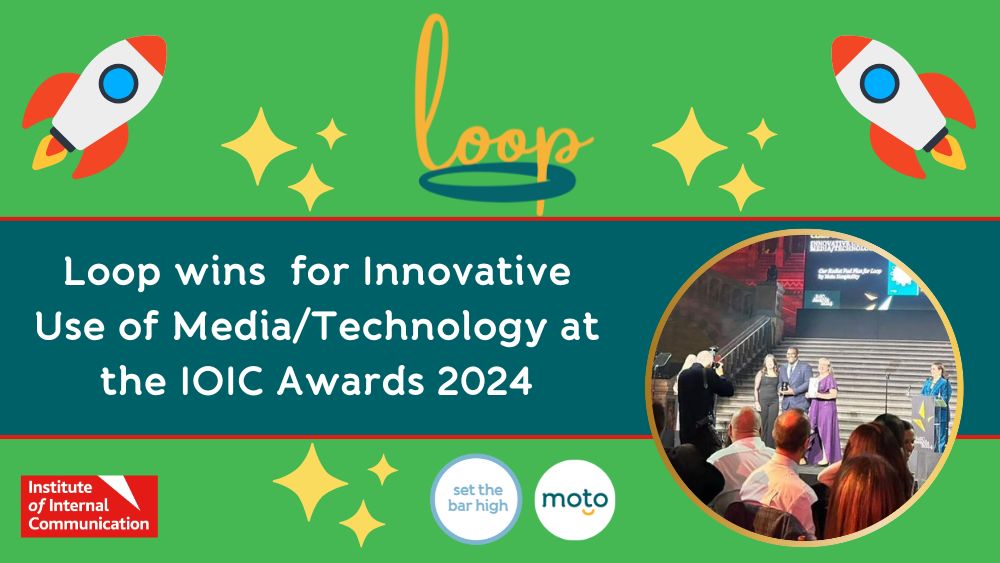 Loop win Innovative Use of Technology at the IOIC awards