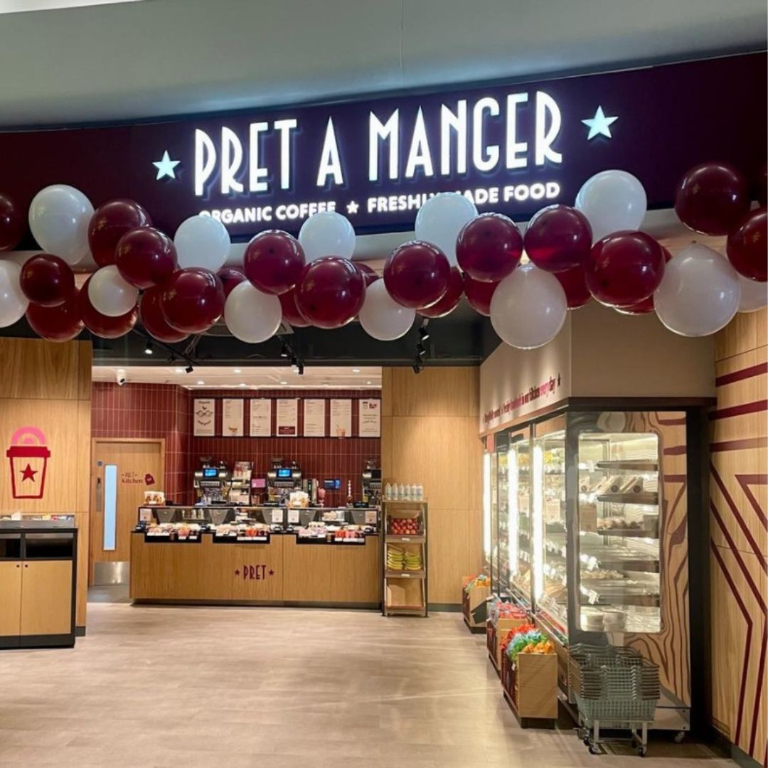 Celebrating 8 new Pret stores now open at Moto