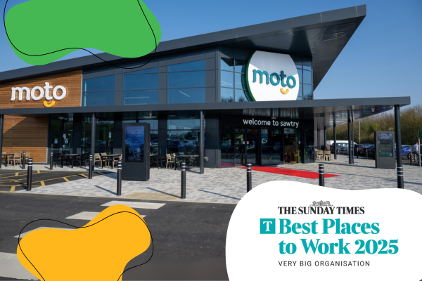 An image of Sawtry with a Sunday Times Best Places to Work 2025 logo overlay